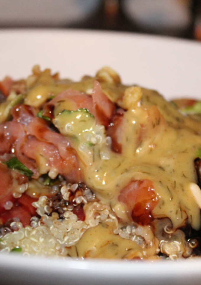 Una foto de Ensalada de quinoa