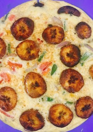 A picture of Egg and plantain fritta.