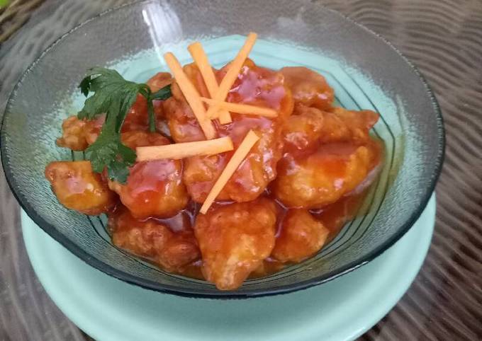 Resep Ayam tepung asam manis, Lezat