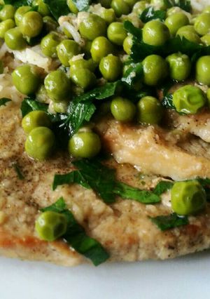 Zöldborsós szelet recept fotója