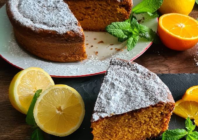 Gâteau aux oranges carottes et citron