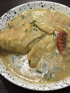 A picture of White soup aka nsala.
