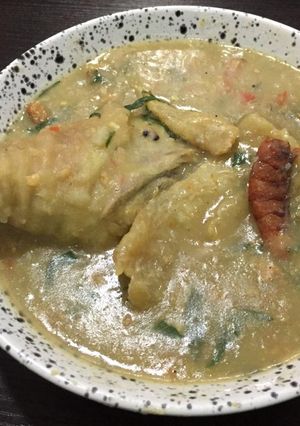 A picture of White soup aka nsala.
