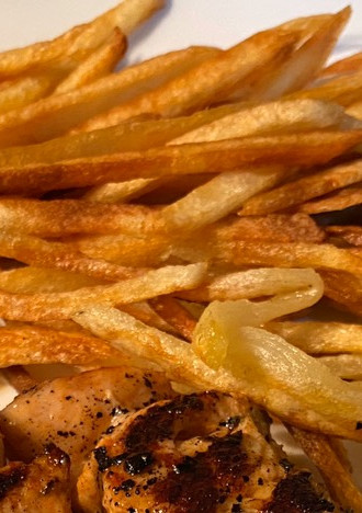 Una foto de Patatas paja