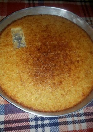صورة لوصفة حلوي بسبوسة