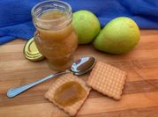 Una foto di marmellata pere