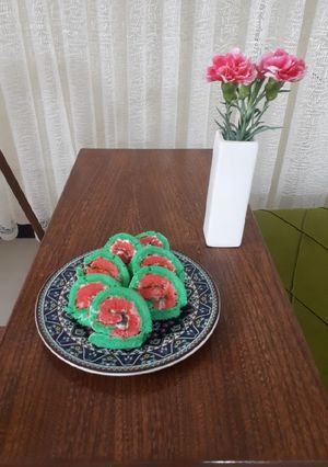 عکسی از دستور رولت هندونه ای