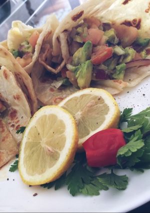 Una foto de Fajitas de guacamole