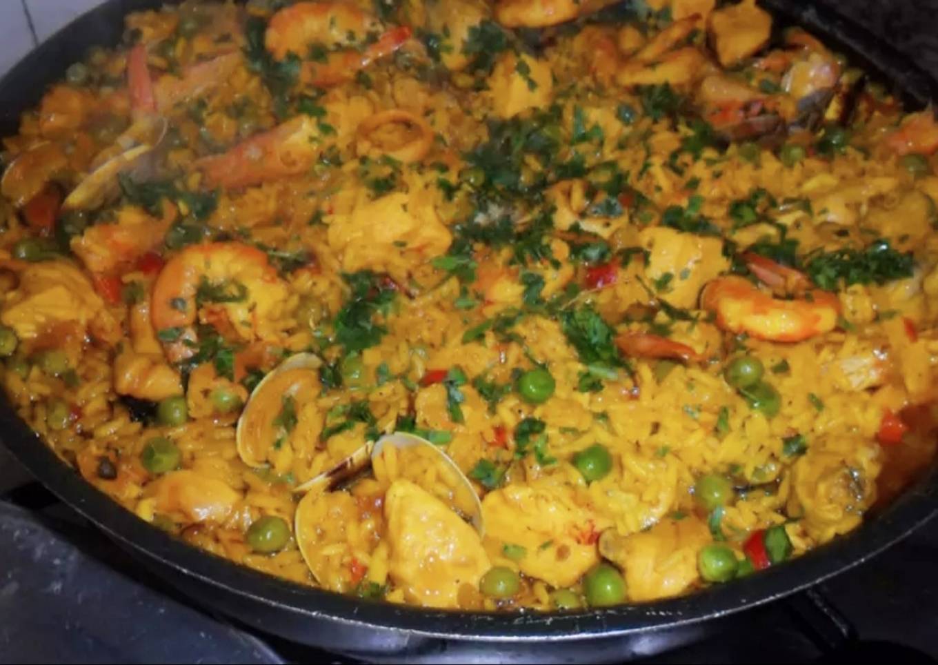Paella mixta a mi manera