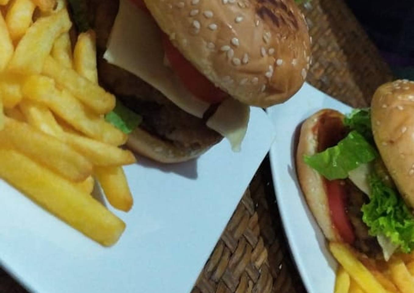 Beef burger ala mamani