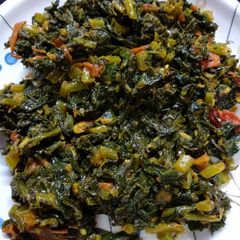 A picture of Mulli patta bhaja.