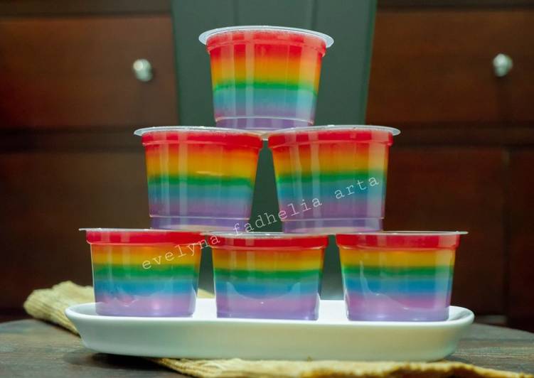 Rainbow Jell-o