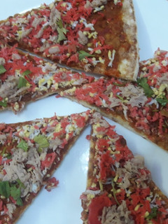 صورة لوصفة بيتزا على طاجين لمحاجب 🍕🍕🍕🍕🍕🍕