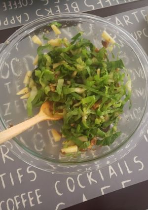 Una foto de Ensalada de higos y nueces