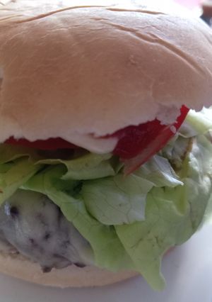 Una foto de Súper hamburguesa