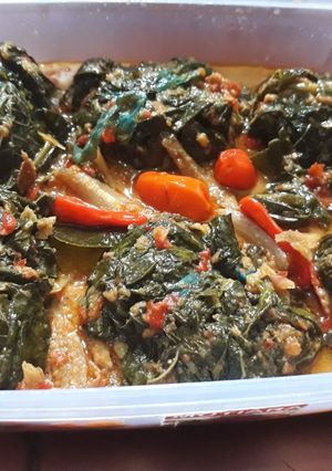 Foto resep Buntil daun singkong dan daun pepaya