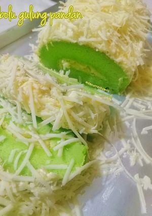 Foto resep Bolu gulung pandan keju