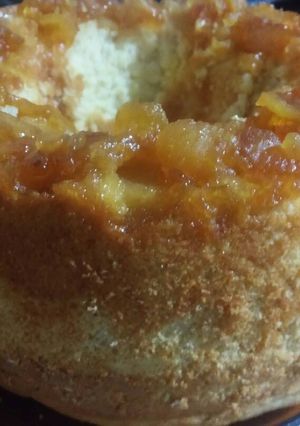 Una foto de Torta de manzanas invertida!