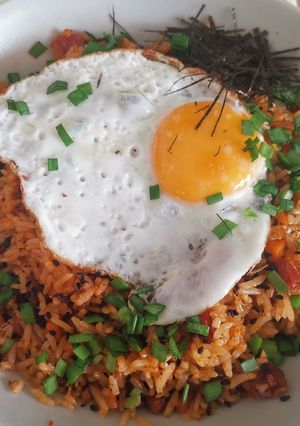 Une photo de Riz frit au Kimchi