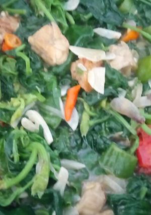 Foto resep Daun🌿 kacang panjang masak santan