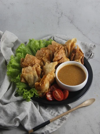 Cara Gampang Menyiapkan Resep  Pangsit goreng tuna yang Bikin Ngiler, Lezat