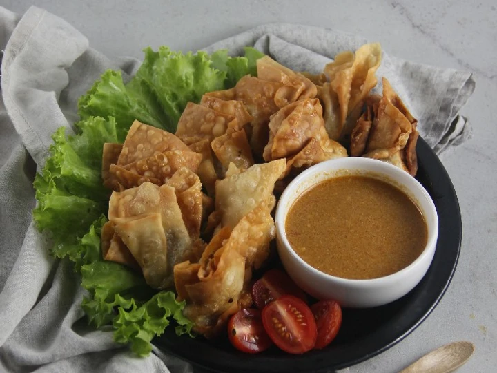 Cara Gampang Menyiapkan Resep  Pangsit goreng tuna yang Bikin Ngiler, Lezat