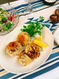Delicious Fish Cakes with Shiitake Powder