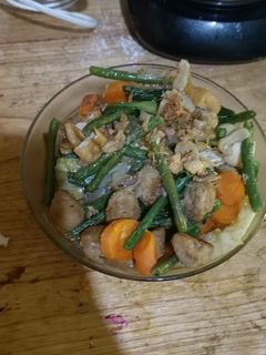 Foto resep Tumis sayur pentol puyuh