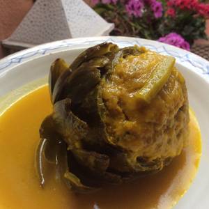 Alcachofas rellenas de carne ?