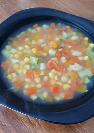 Una foto de Sopa Minestrone light