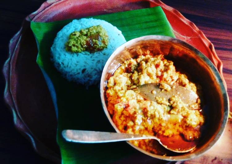Recipe of Super Quick Homemade Rice&amp; Paneer bhurji