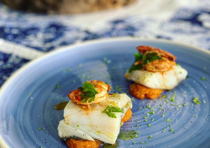 Bacalao a baja temperatura con puré de patata al pimentón Receta de ...