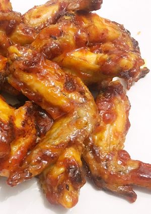 Foto resep Spicy chicken wings pakai sambal botol
