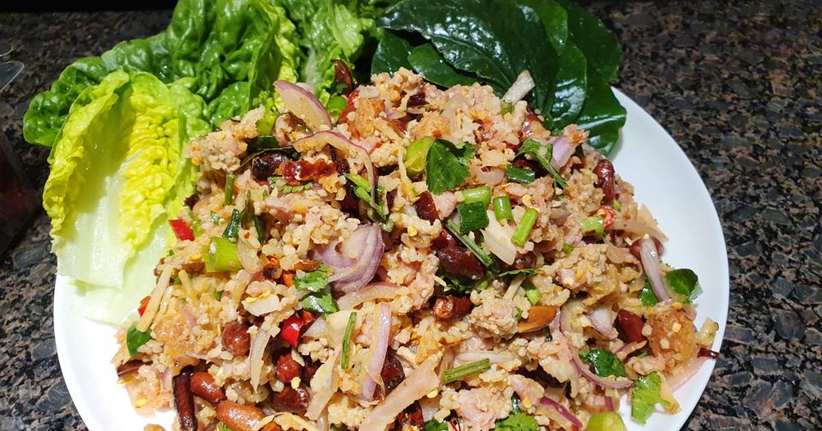 สูตร ยำแหนม ข้าวทอด โดย Jib Jib - Cookpad