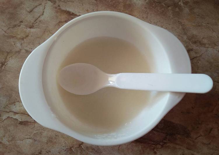 Resep Mpasi pure pear with evoo 6+ Anti Gagal