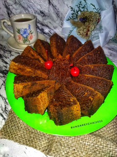 Foto resep 424. 🥧 Caramel Cake (Bolu Sarang Semut)