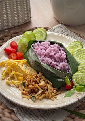 Foto resep Nasi Uduk Ubi Ungu Khas Betawi