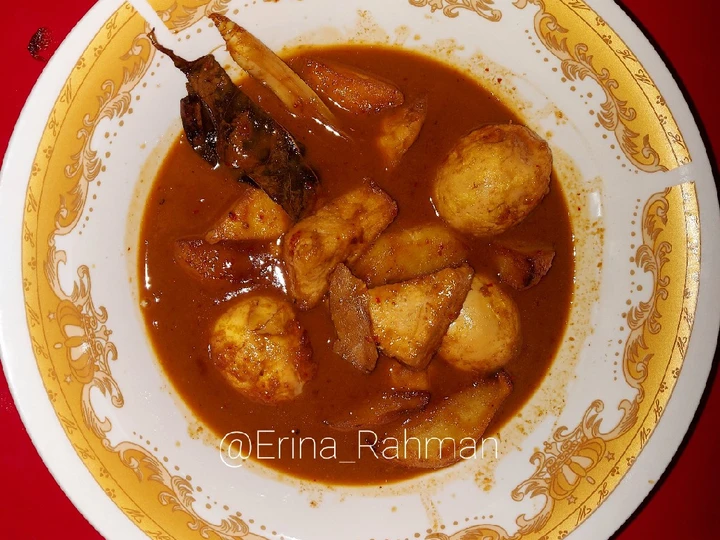 Langkah Gampang Membikin Resep Semur Telur, Kentang dan Tahu yang  Bikin Ketagihan Anti Ribet, Sempurna