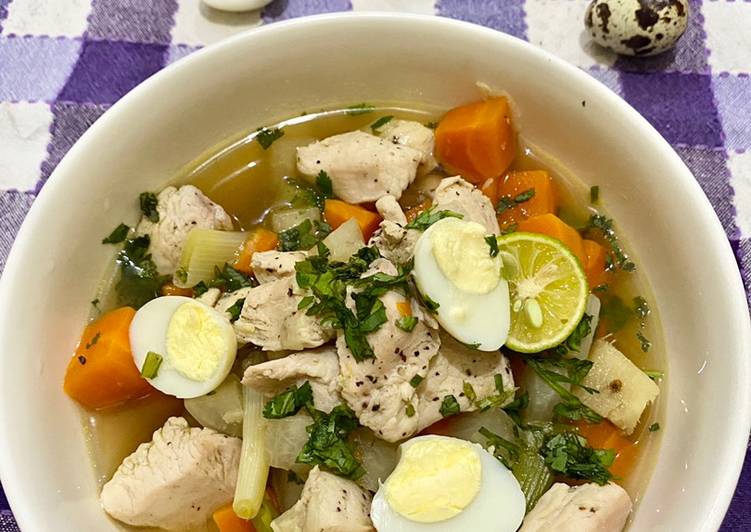 Soto Ayam Kuah Bening | Indonesian Chicken Soup