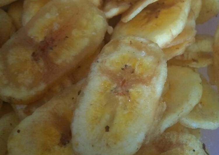 Keripik pisang renyah manis