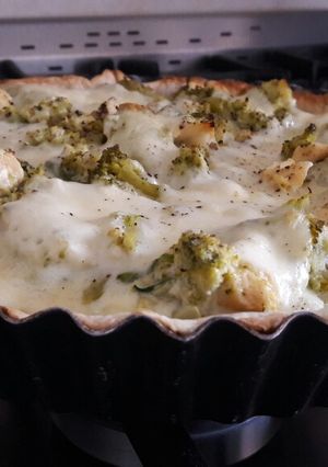 Una foto de Tarta de Brócoli y Pollo