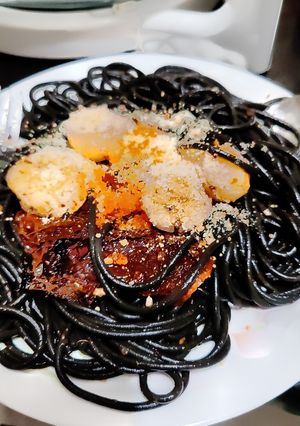 A picture of Pasta al Nero di Seppia.