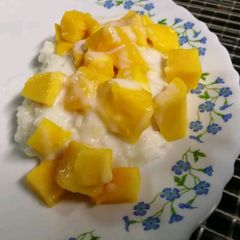 A picture of Thai Sticky Mango Rice.
