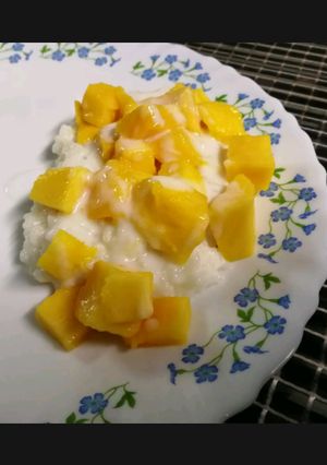 A picture of Thai Sticky Mango Rice.