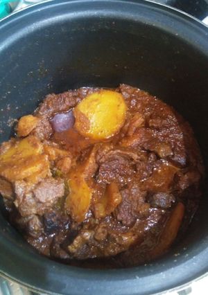Foto resep Semur daging kentang betawi