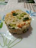 Risotto zucchine e gamberetti