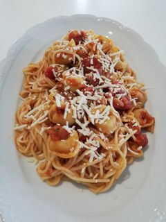 Φωτογραφία της συνταγής Μακαρόνια με σάλτσα ντομάτας