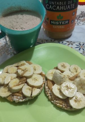 Una foto de Desayuno saludable arroz inflado