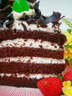 Foto resep Black forest cake