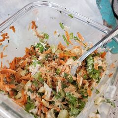 A picture of Tuna salad.
